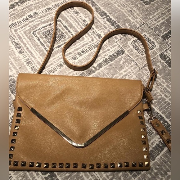Tan studded purse. - Picture 2 of 2